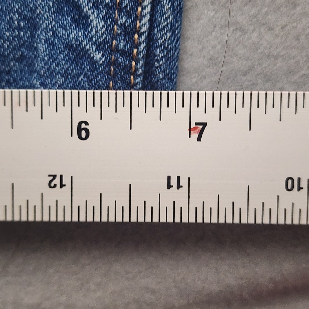 American Eagle 90s Straight Jeans Womens 0 Regular Blue Denim High Rise 27x29.5 - Picture 8 of 8